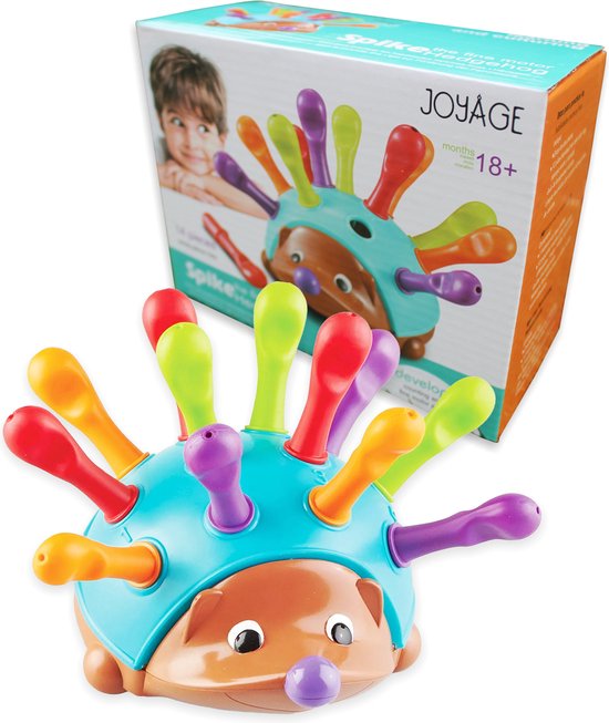 Joyage Egel Fijne Motoriek kleuters - Sensorisch speelgoed baby - Baby Speelgoed 1 jaar meisjes cadeau - Montessori speelgoed 1 jaar Meisjes 2 jaar jongens speelgoed 3 jaar Kinderspeelgoed Peuter speelgoed 3 jaar kleuter meisjes speelgoed 2 jaar van Merkloos