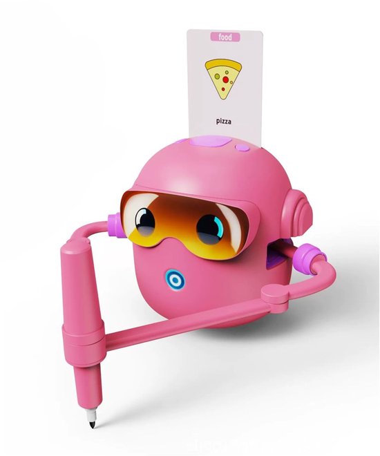 Joyage Teken robot voor kinderen - Tekenrobot Roze - Leren Tekenen voor kinderen Montessori Speelgoed - Educatief Speelgoed meisjes 3 4 5 6 7 8 jaar - Stap voor stap tekenen kinderen - Robot Speelgoed Motoriek Speelgoed - Jongens & meisjes speelgoed