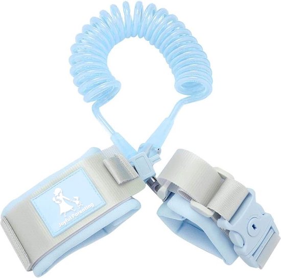 Joyful Parenting Polstuigje met slotje - 2 meter - Tuigje Kind - Kindertuigje - Looptuigje - Veiligheidstuigje - Voor Kinderen van Joyful Parenting