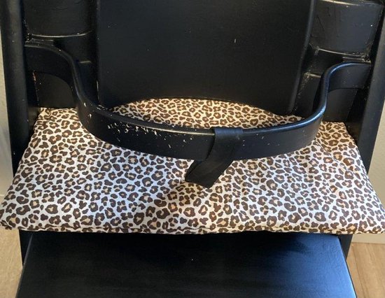 Julé Design Stokke Tripp Trapp zitkussen panter bruin