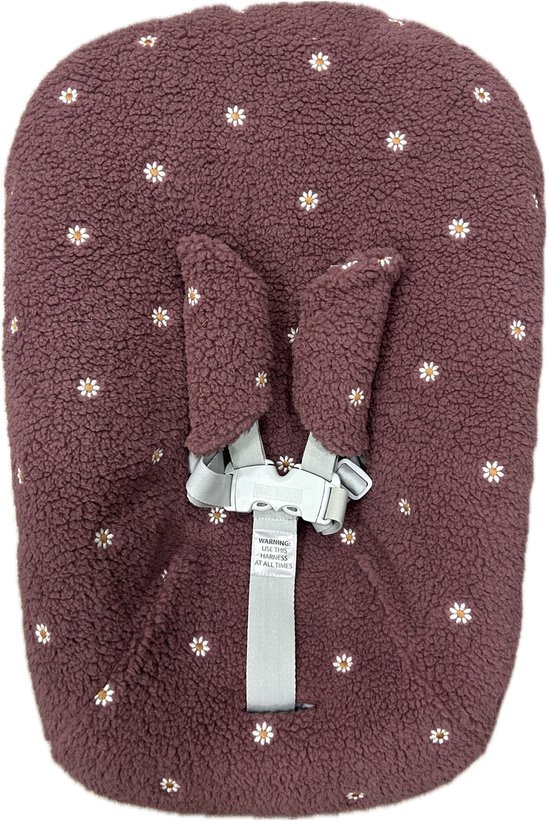 Julé Design Tripp Trapp new born hoes teddy bloemen mauve/oud roze