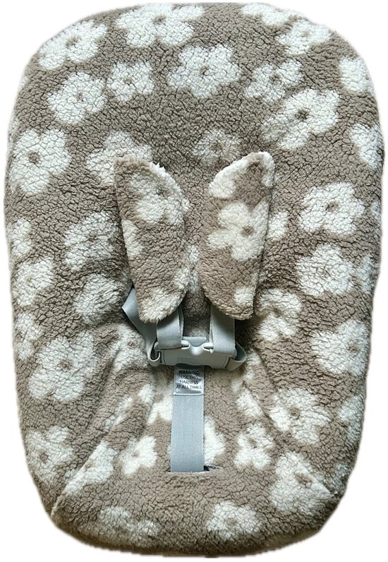 Julé Design Tripp Trapp new born hoes teddy bloemen taupe van Julé Design