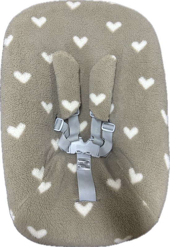Julé Design Tripp Trapp new born hoes teddy hartjes taupe van Stokke