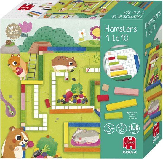 Jumbo - Goula - Hamsters 1 tot 10 Educatief Rekenspel van Merkloos