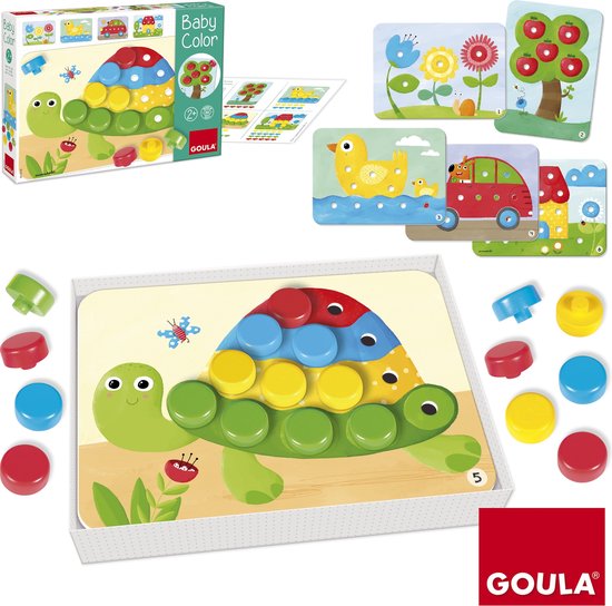 Jumbo - Goula - Schildpad Baby Color Kleuren Leren - Educatief spel van Jumbo