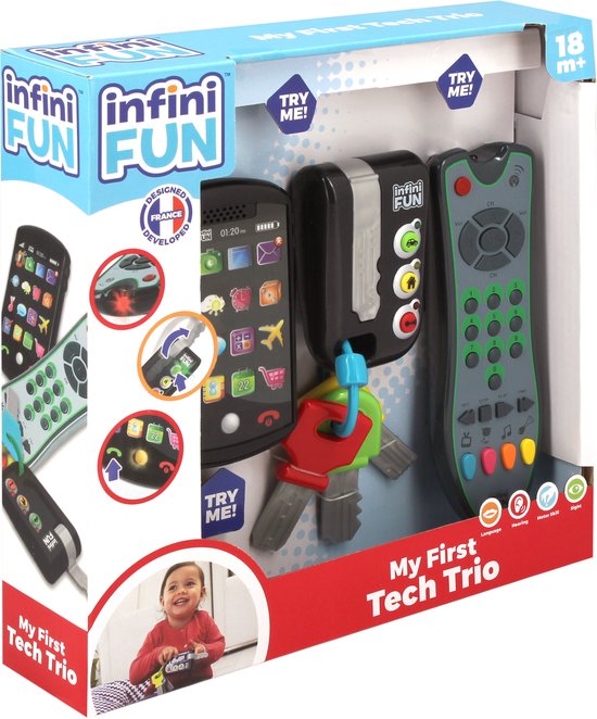 Jumbo - InfiniFun - Mijn eerste tech trio - Speelgoed vanaf 1 jaar van Jumbo