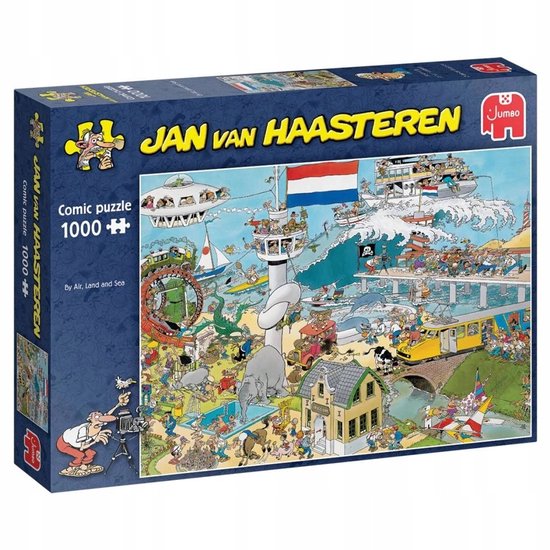 Jumbo Jan van Haasteren Puzzel: Te Land, Ter Zee en In de Lucht (1000 stukjes)