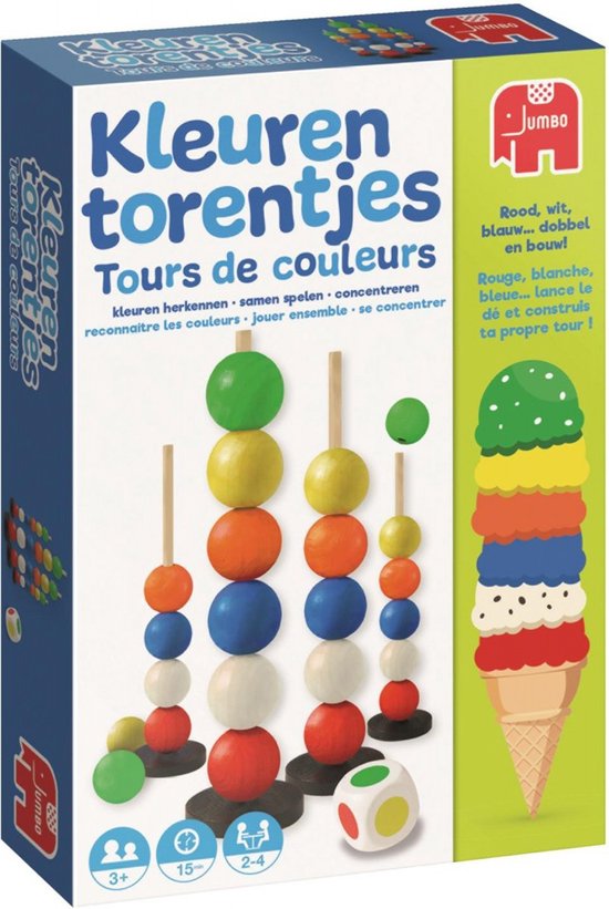 Jumbo- Kleurentorentjes - Kinderspel - Kleuren Leren van Jumbo