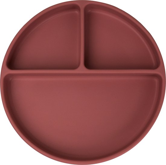 JU&MP Bord Zuignap - Baby - Kinderservies - Kinderbord - Onbreekbaar - Rood van JU&MP