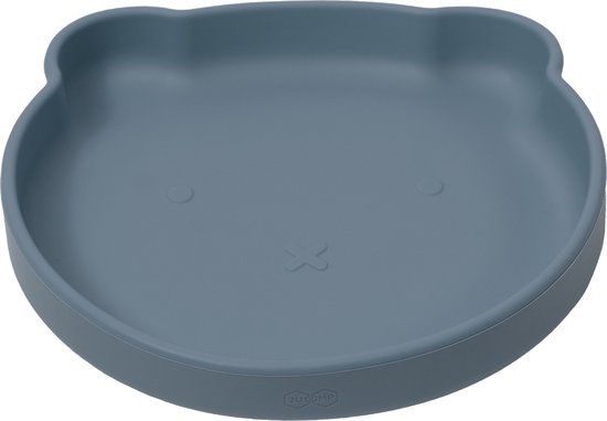 JU&MP Bord Zuignap Beer - Baby - Kinderservies - Kinderbord - Onbreekbaar - Blauw van JU&MP