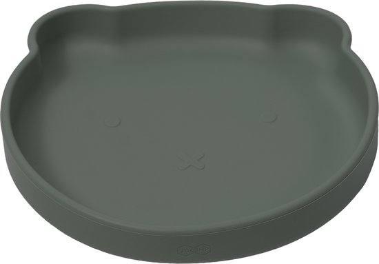 JU&MP Bord Zuignap Beer - Baby - Kinderservies - Kinderbord - Onbreekbaar - Groen van JU&MP
