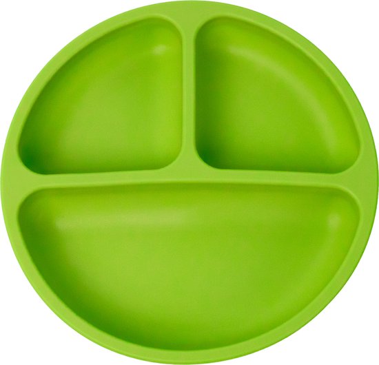 JU&MP Kinderbord - Baby - Kinderservies - Baby Servies - Onbreekbaar - Groen van JU&MP