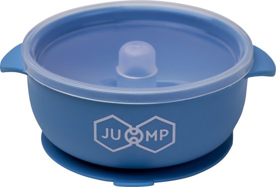 JU&MP Kommetje - Baby - Kinderservies - Zuignap - Onbreekbaar - Donkerblauw van JU&MP