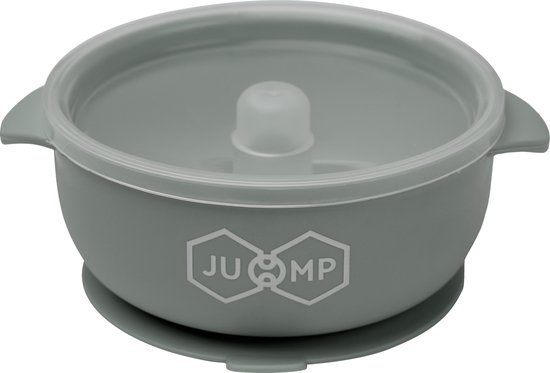 JU&MP Kommetje - Baby - Kinderservies - Zuignap - Onbreekbaar - Grijs van JU&MP