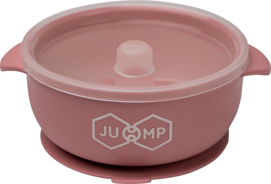 JU&MP Kommetje - Baby - Kinderservies - Zuignap - Onbreekbaar - Roze van JU&MP