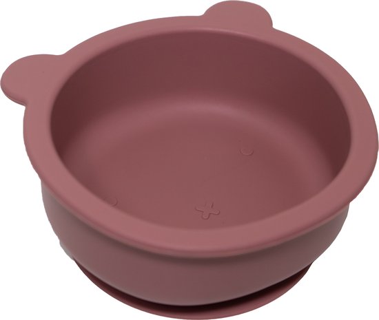 JU&MP Kommetje Beer - Baby - Kinderservies - Zuignap - Onbreekbaar - Roze van JU&MP