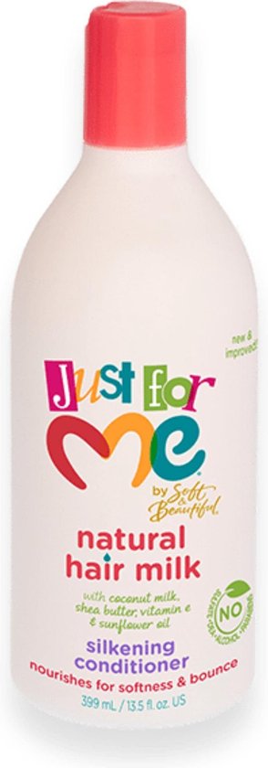 Just For Me - Natural Hair Milk - Silkening Conditioner - 399 ml van Just For Me