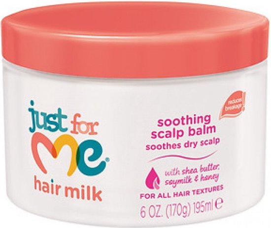 Just For Me - Natural Hair Milk - Soothing Scalp Balm - 170gr van Just For Me