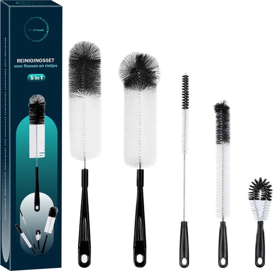 JV Goods Flessenrager - Flessenborstel - Rietjes Borstel - Flessenreiniger - Flessenborstel baby - Schoonmaakborstel van JV Goods