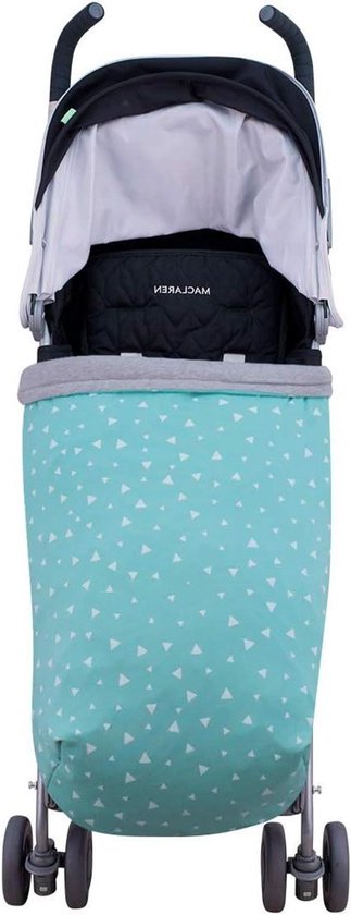 JYOKO KIDS Winter-Voetenzak Compatibel met Autostoeltjes, Draagbare Wiegjes en Kinderwagens - Extra Zachte Teddyfleece - Gemaakt in Spanje (MINT SPARKLES, KATOEN) van JYOKO KIDS