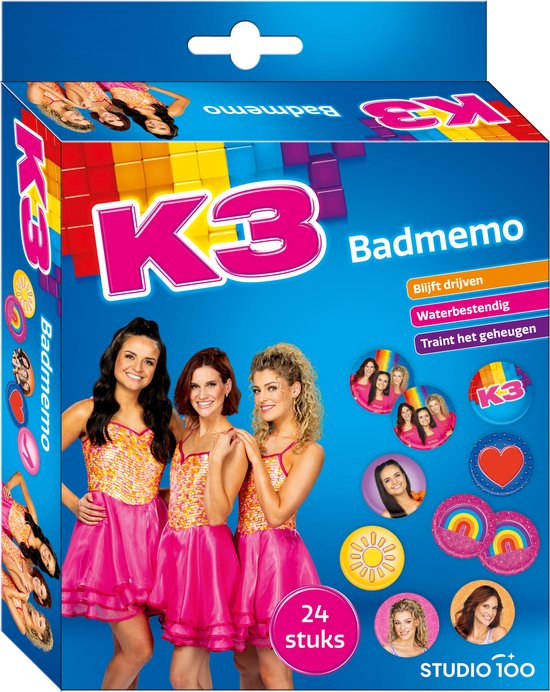 K3 badspeelgoed - badmemo van Studio 100