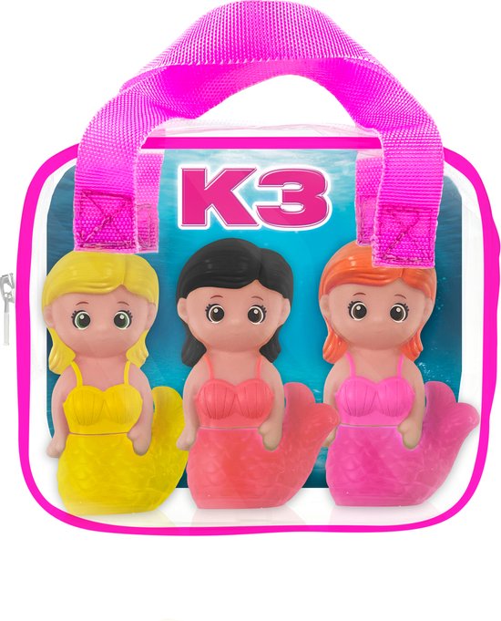 K3 - Badspeelgoed - Zeemeerminnen - 3 stuks - Hanne - Marthe - Julia van Studio 100