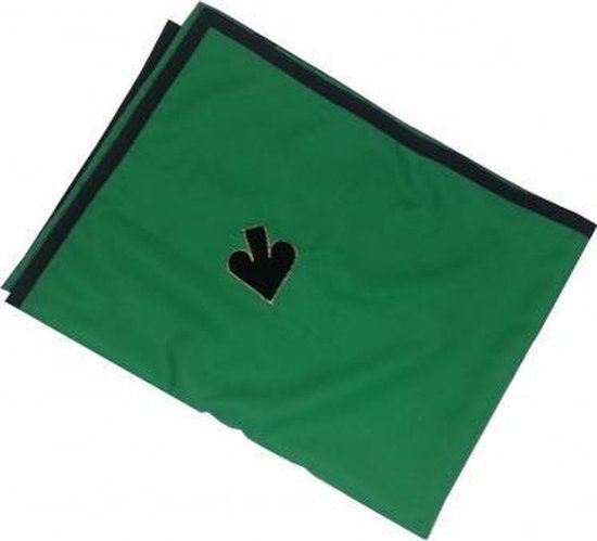 kaartkleed 120 x 120 cm groen van Damai