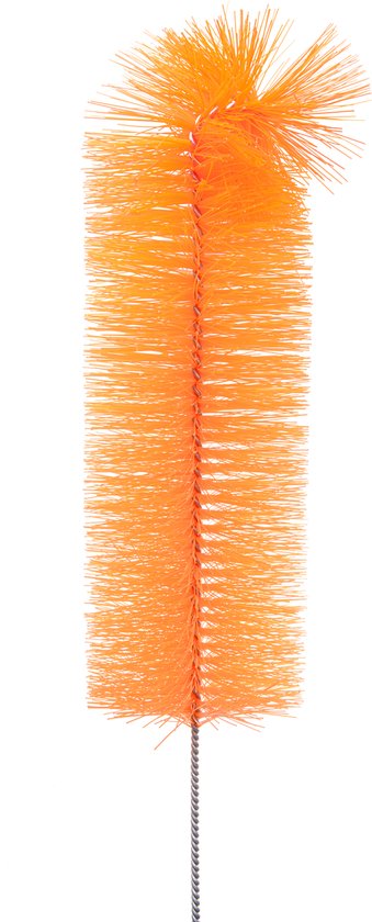 KADAX Reinigingsborstel 110 cm, handige flessenborstel, lange flessenreiniger, borstel voor het reinigen van smalle halsflessen, robuuste ballonborstel