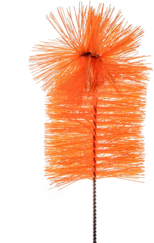KADAX Reinigingsborstel 90 cm, handige flessenborstel, lange flessenreiniger, borstel voor het reinigen van smalle halsflessen, robuuste ballonborstel van KADAX