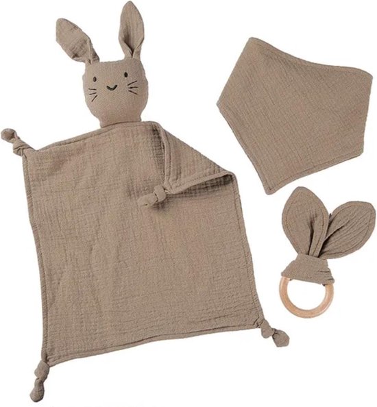 Kado2you - Baby pakket donker khaki van Kado2you