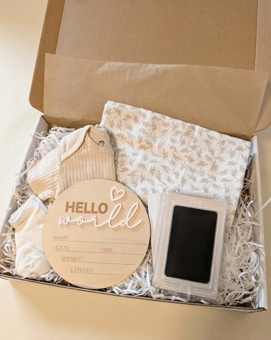 kadoshop020 - kraamcadeau - genderneutraal - cadeau pakket baby - cadeau van Merkloos