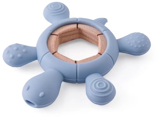 Kahil - Bijtring - Blauw - Verzachtend voor Tandjespijn - Siliconen Bijtring - Veilig Bijtspeelgoed - Baby van Merkloos