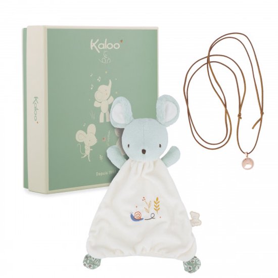 Kaloo - Bola En Muis Cadeauset - Om Baby Gerust Te Stellen Met Geluid - Bola Ketting Voor De Moeder En Een Muizen Knuffel Met Bola In Het Hoofdje Voor De Baby - In Geschenkverpakking van Merkloos