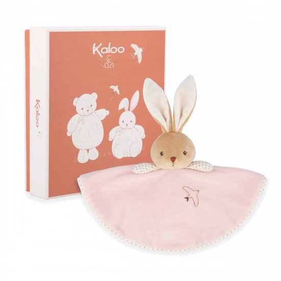 Kaloo intomporel - Knuffeldoek - Kleur roze - Konijn van Merkloos