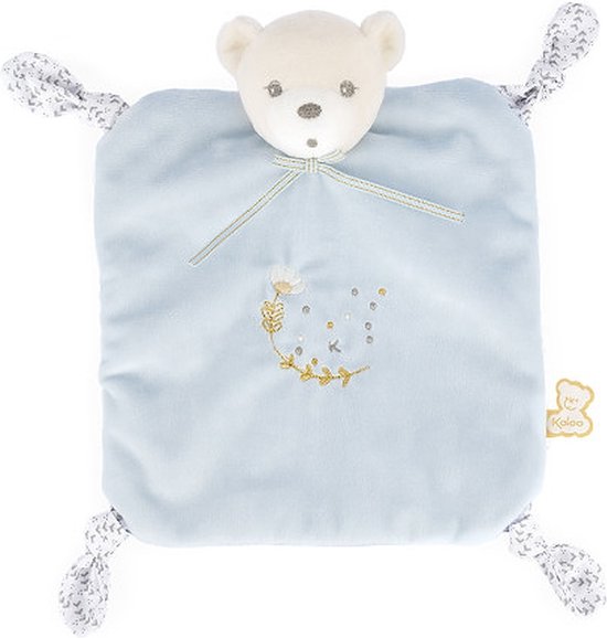 Kaloo Knuffel Perle Doudou beer Blauw van Kaloo