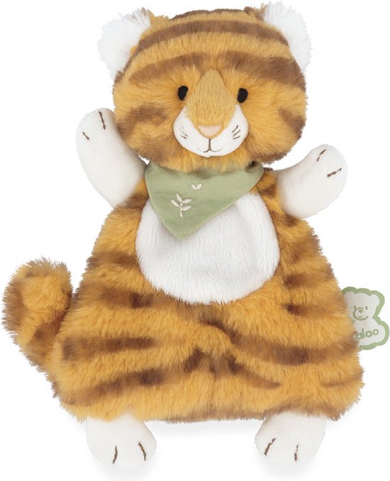 Kaloo knuffeldoek tijger - Les Amis pluche babydoekje multicolor. van Kaloo