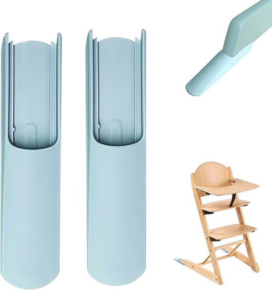 Kantelbeveiliging voor - Pootverlengstukken als Accessoire voor Kinderstoel - Verlengde Glijderset en Veiligheidsvoetkap als Stoelpootbeschermer - 2 Stuks van Safety 1st.