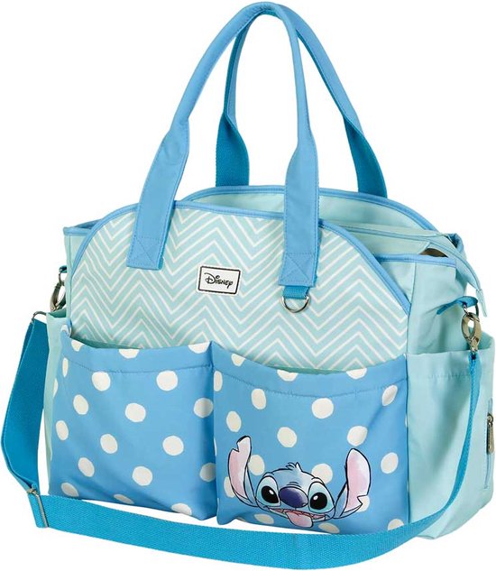 Karactermania - Disney - Lilo en Stitch - Baby Tas - Pracktische Luiertas voor de Kinderwagen - Blauw van Karactermania