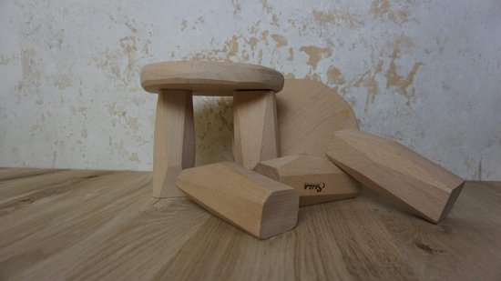 Karkendiem Soles 7 blokken beukenhout van Karkendiem