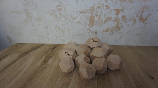 Karkendiem Stekkels 12 blokken beukenhout van Elho