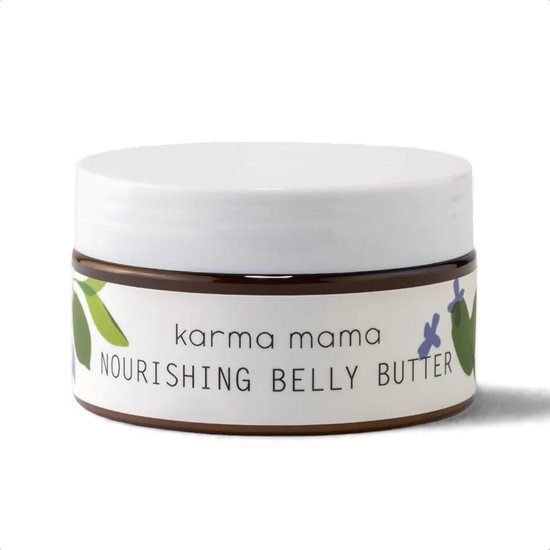 Karma Mama Nourishing Belly Butter - 100ml Buikbalsem - Helpt bij Striae Tijdens en Na Zwangerschap - Body Butter met Centella en Baobab (Levensboom) van Karma