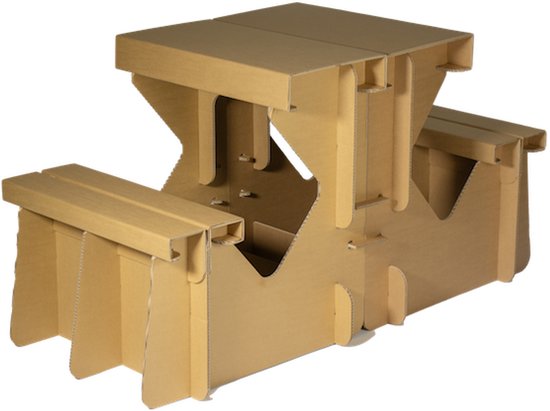 Kartonnen kinder picknicktafel