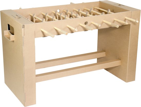 Kartonnen voetbaltafel - Onbedrukt - 147 x 71 x 89 cm - Kartent
