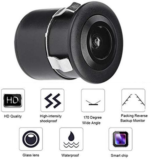 KARZO - Mini HD nachtzicht Surveillance CCTV-camera, schokbestendige en waterdichte bewakingscamera, 170º groothoeklens, bewegingsdetectie binnen en buiten van KARZO