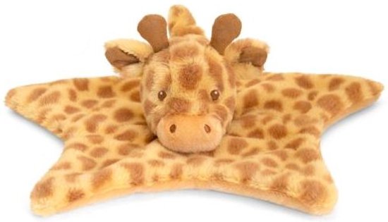 Keel Toys Knuffeldoekje Giraffe 37 x 37 Cm Polyester van Keel Toys