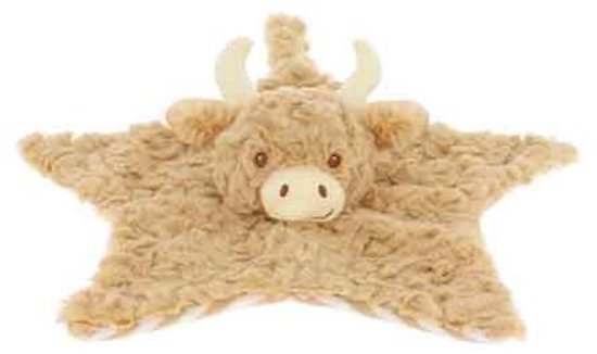 Keel Toys knuffeldoekje Schotse hooglander - 32 cm - Dieren knuffelbeesten van Merkloos