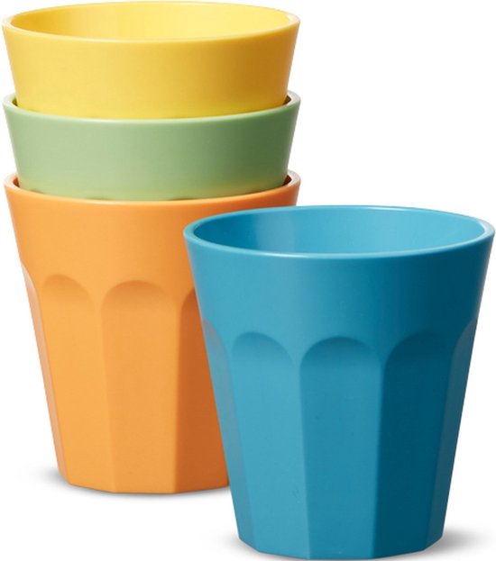 Keep It Cool! - Kunststof Drinkbekers – Set van 4 Stuks - 300 ml per beker van Merkloos