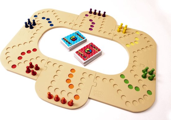Keezbord Keezenspel - Kunststof bordspel voor 4 tot 6 personen van Keezbord