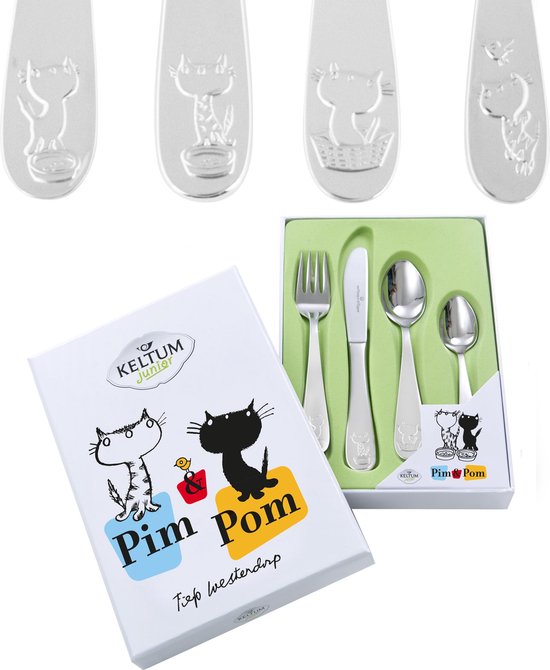 Keltum Kinderbestekset Pim en Pom van Keltum