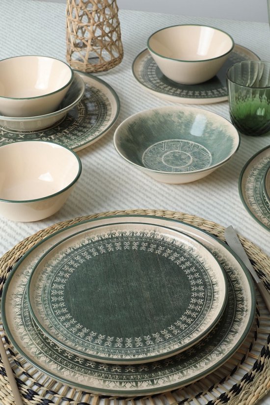Keramika Serviesset - Maya - 24 delig - 6 persoons - Stoneware